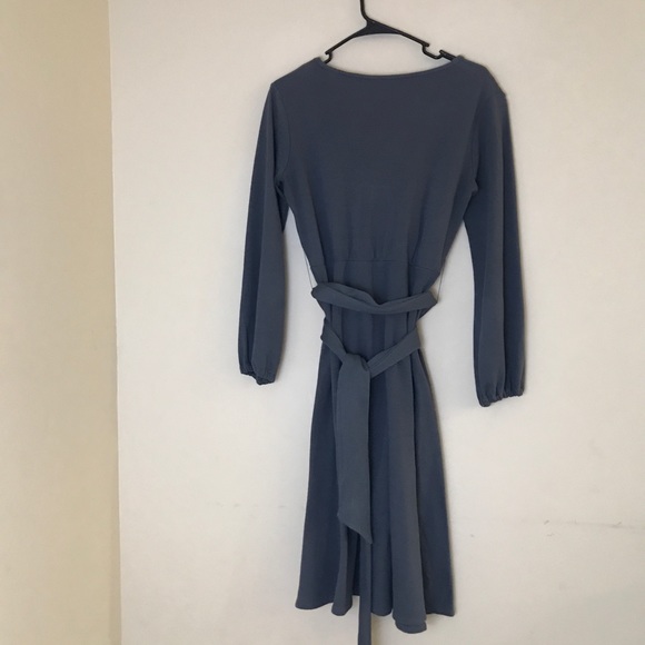 Gray Shabby Apple Dress - Picture 4 of 6